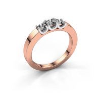 Afbeelding van Ring selina 1<br/>585 rosé goud<br/>Diamant 0.50 crt