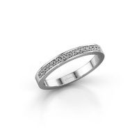 Afbeelding van Aanschuifring SRJ0005B20H6<br/>585 witgoud<br/>Diamant 0.168 crt