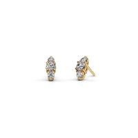 Image of Earrings Amie 585 gold diamond 1.00 crt