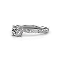 Image of Engagement ring saskia rnd 1<br/>950 platinum<br/>diamond 0.884 crt
