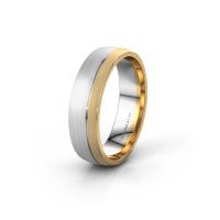 Image of Wedding ring WH0300M26AM<br/>585 white gold ±6x1.7 mm