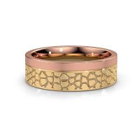 Afbeelding van Trouwring WH2070M17C 585 rosé goud ±7x2.2 mm
