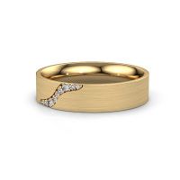 Afbeelding van Trouwring WH2100L46BM 585 goud diamant ±6x2 mm
