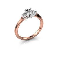Afbeelding van Verlovingsring Felipa per 585 rosé goud diamant 0.529 crt