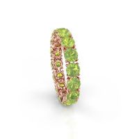 Bild von Vorsteckring vivienne 4.0<br/>585 Roségold<br/>Peridot 4 mm