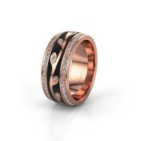 Image of Wedding ring WH3051L28B<br/>585 rose gold ±8x2 mm