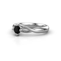 Image of Ring Paulien<br/>950 platinum<br/>Black diamond 0.36 crt