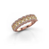 Afbeelding van Ring Alda<br/>585 rosé goud<br/>Zirkonia 0.9 mm