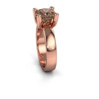 Afbeelding van Ring Clelia CUS<br/>585 rosé goud<br/>bruine diamant 2.50 crt