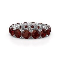 Bild von Ring vivienne 5.0<br/>585 Weißgold<br/>Granat 5 mm