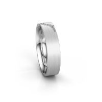 Image of Wedding ring WH2100L46BM<br/>950 platinum ±6x2 mm<br/>Zirconia