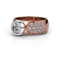 Afbeelding van Belofte ring Benthe 585 rosé goud diamant 1.78 crt