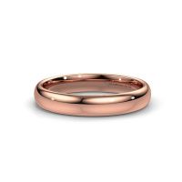 Image of Wedding ring WH0100M34BP<br/>585 rose gold ±4x2 mm