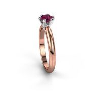 Image de Bague de fiançailles Tiffy 1<br/>585 or rose<br/>Rhodolite 5 mm