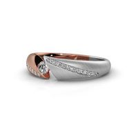Image of Ring Hojalien 2<br/>585 rose gold<br/>Diamond 0.22 crt