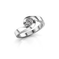 Image of Ring Sheryl<br/>585 white gold<br/>Diamond 0.25 crt