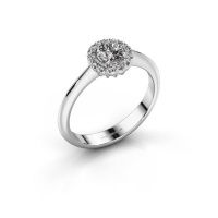 Image de Bague de fiançailles Anca<br/>585 or blanc<br/>Diamant 0.44 crt