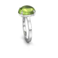 Afbeelding van Ring Mallie 1<br/>585 witgoud<br/>Peridoot 12x10 mm