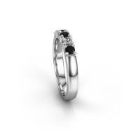 Image of Ring Rianne 5<br/>950 platinum<br/>Black diamond 0.448 crt