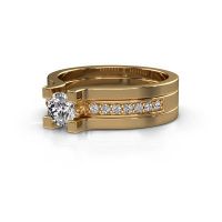Afbeelding van Verlovingsring Myrthe 585 goud lab-grown diamant 0.668 crt