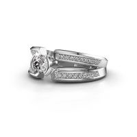 Image of Men's ring rowan<br/>585 white gold<br/>Diamond 0.60 crt