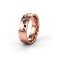 Image of Wedding ring WH2053L16BP<br/>585 rose gold ±6x2 mm<br/>Sapphire