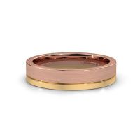 Image of Wedding ring WH0300M15BPM<br/>585 rose gold ±5x2 mm