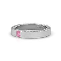 Image de Alliance WH2140L14B<br/>950 platine ±3&comma;5x2 mm<br/>Saphir rose