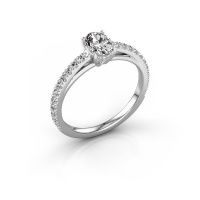 Bild von Verlobungsring haley ovl 2<br/>950 Platin<br/>diamant 0.929 crt