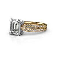 Afbeelding van Verlovingsring Antonia Eme 2<br/>585 goud<br/>Lab-grown Diamant 1.98 Crt