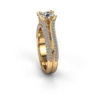 Afbeelding van Verlovingsring Stefanie 2<br/>585 goud<br/>Diamant 1.50 crt