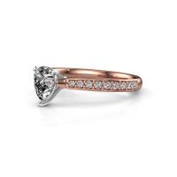 Afbeelding van Verlovingsring Mignon per 2 585 rosé goud diamant 0.739 crt