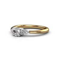 Afbeelding van Verlovingsring Chanou CUS 585 goud diamant 0.920 crt