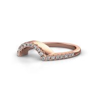 Afbeelding van Aanschuifring SRH0636C10H6<br/>585 rosé goud<br/>Diamant 0.288 crt