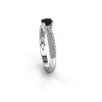 Image of Ring Marjan<br/>950 platinum<br/>Black diamond 0.722 crt