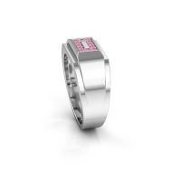 Image de Bague pour homme Roan<br/>950 platine<br/>Saphir rose 1.5 mm
