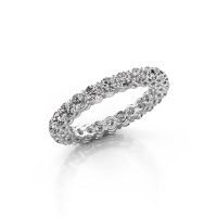 Image of Stackable ring Michelle full 2.7 585 white gold lab grown diamond 1.92 crt