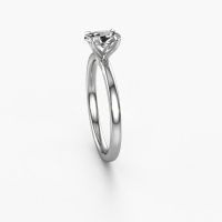 Image of Engagement Ring Crystal Ovl 1<br/>950 platinum<br/>Diamond 0.60 crt