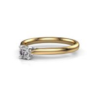 Afbeelding van Verlovingsring Mignon rnd 1 585 goud diamant 0.30 crt