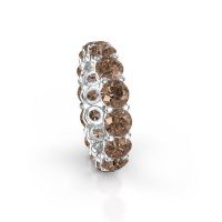 Bild von Ring heddy rnd 5.0<br/>585 Weißgold<br/>Braun Diamant 7.00 crt