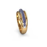 Afbeelding van Ring Paris<br/>585 goud<br/>Saffier 1 mm