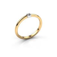 Afbeelding van Ring yasmin 1<br/>585 goud<br/>Diamant 0.03 crt