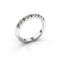 Afbeelding van Ring Dana 9 585 witgoud bruine diamant 0.27 crt
