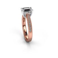 Afbeelding van Verlovingsring Shonta EME<br/>585 rosé goud<br/>diamant 1.284 crt