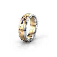 Image of Wedding ring WH0310L26AP<br/>585 gold ±6x1.7 mm<br/>Sapphire