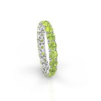 Bild von Vorsteckring vivienne 3.4<br/>950 Platin<br/>Peridot 3.4 mm