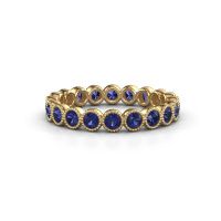 Image of Ring Mariam 0.05 585 gold sapphire 2.4 mm