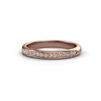 Afbeelding van Aanschuifring SRH0271C20H6<br/>585 rosé goud<br/>Diamant 0.252 crt