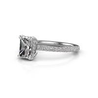 Image of Engagement ring saskia rad 2<br/>950 platinum<br/>diamond 1.622 crt