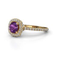 Image of Engagement ring Talitha RND 585 gold amethyst 6.5 mm